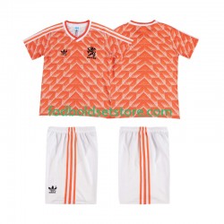 Holland Trøje 1988 Retro Hjemmebane Kort ærmer ,Børn Fodboldsæt