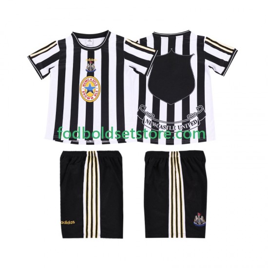 Newcastle United Trøje 1997 Retro Hjemmebane 1999 Kort ærmer ,Børn Fodboldsæt