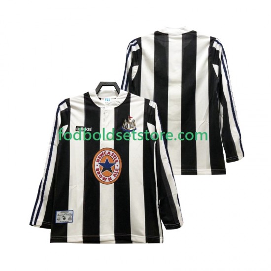 Newcastle United Trøje 1995 1997 Retro Hjemmebane Lange ærmer ,Mænd