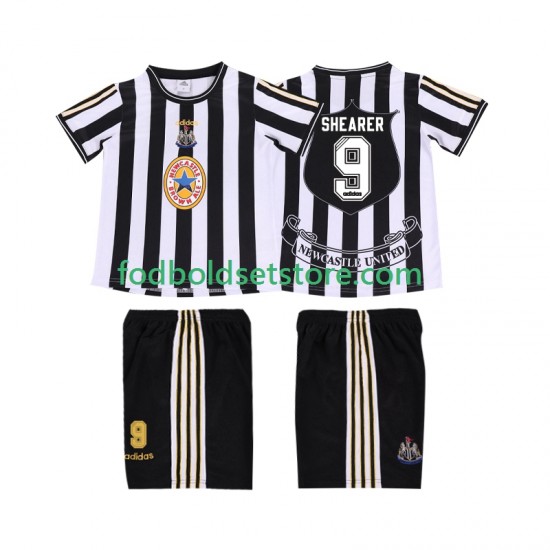 Newcastle United Trøje SHEARER 9 1997 Retro Hjemmebane 1999 Kort ærmer ,Børn Fodboldsæt