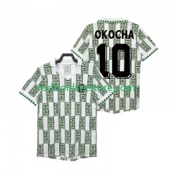 Nigeria Trøje OKOCHA 10 Retro Udebane 1994 Kort ærmer ,Mænd