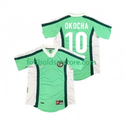Nigeria Trøje OKOCHA 10 Retro Hjemmebane 1998 Kort ærmer ,Mænd