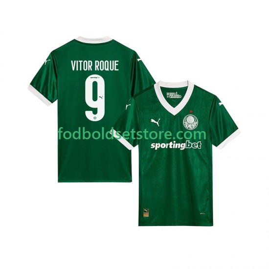 Palmeiras Trøje Vitor Roque 9 Hjemmebane 2025-2026 Kort ærmer ,Mænd