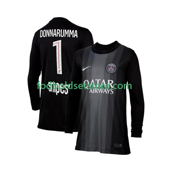 Paris Saint-Germain Trøje Gianluigi Donnarumma 1 Målmand Hjemmebane 2025-2026 Lange ærmer ,Mænd