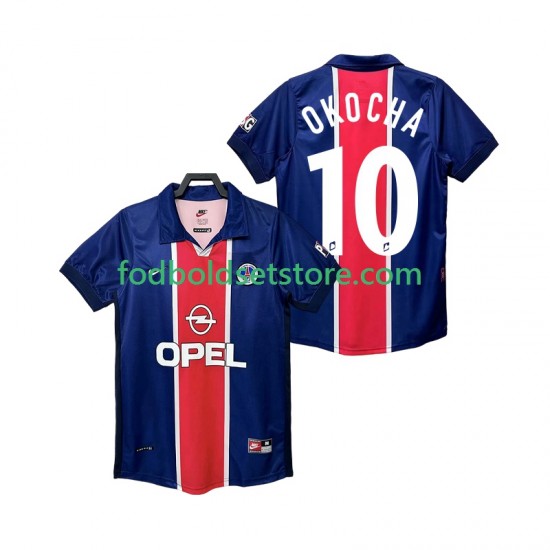 Paris Saint-Germain Trøje OKOCHA 10 Retro Hjemmebane 1998 1999 Kort ærmer ,Mænd