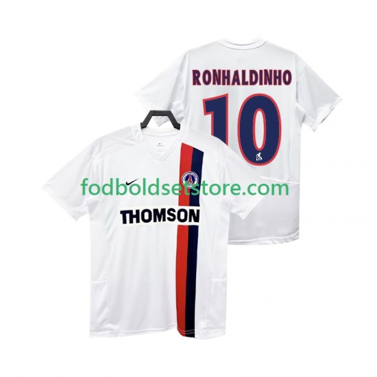 Paris Saint-Germain Trøje RONHALDINHO 10 2003 Retro Udebane 2002 Kort ærmer ,Mænd