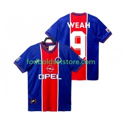 Paris Saint-Germain Trøje WEAH 9 1995 1996 Retro Hjemmebane Kort ærmer ,Mænd