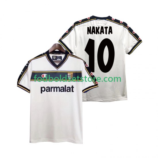 Parma Trøje NAKATA 10 2003 Retro Udebane 2002 Kort ærmer ,Mænd