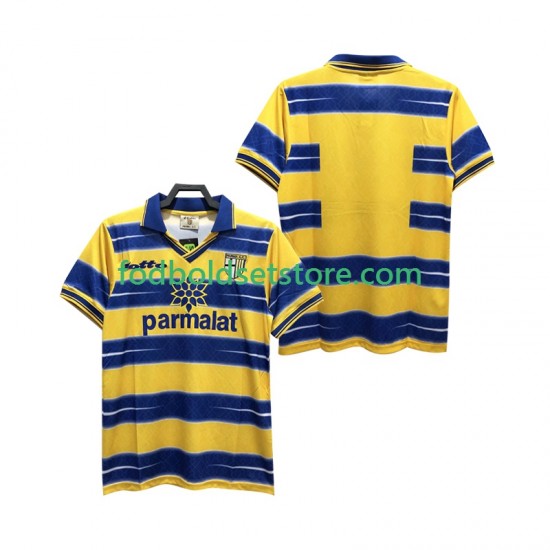 Parma Trøje Retro Hjemmebane 1998 1999 Kort ærmer ,Mænd
