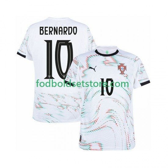 Portugal Trøje Bernardo Silva 10 Udebane 2025-2026 Kort ærmer ,Mænd