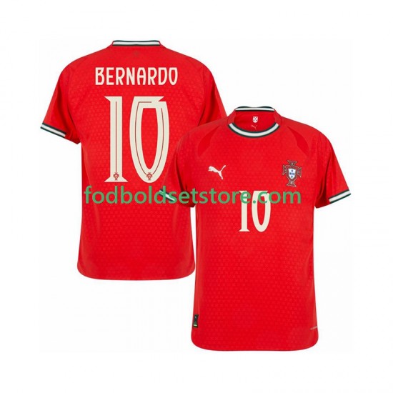 Portugal Trøje Bernardo Silva 10 Hjemmebane 2025-2026 Kort ærmer ,Mænd