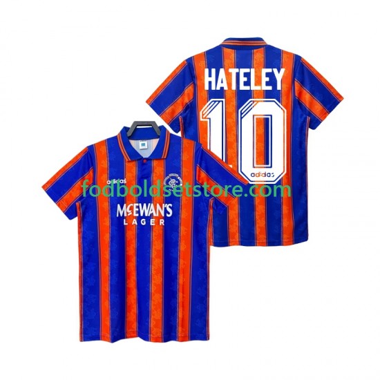 Rangers Trøje HATELEY 10 1993 Retro Udebane 1994 Kort ærmer ,Mænd