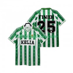 Real Betis Trøje FINIDI 25 1995 1996 Retro Hjemmebane Kort ærmer ,Mænd