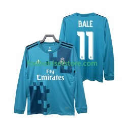 Real Madrid Trøje BALE 11 2017 2018 Retro 3. Valg Lange ærmer ,Mænd