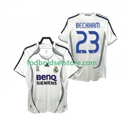 Real Madrid Trøje BECKHAM 23 2007 Retro Hjemmebane 2006 Kort ærmer ,Mænd