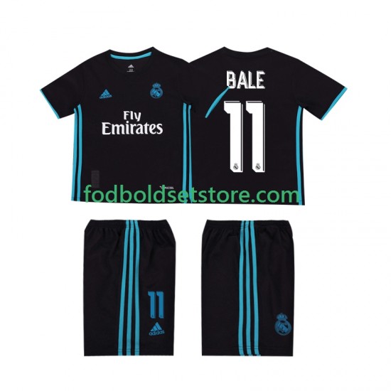 Real Madrid Trøje Bale 11 2017 2018 Retro Udebane Kort ærmer ,Børn Fodboldsæt