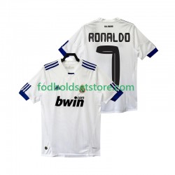 Real Madrid Trøje Cristiano Ronaldo 7 Retro Hjemmebane 2011 2010 Kort ærmer ,Mænd