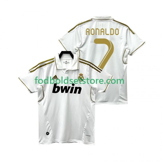 Real Madrid Trøje Cristiano Ronaldo 7 2012 Retro Hjemmebane 2011 Kort ærmer ,Mænd