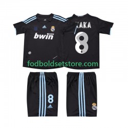 Real Madrid Trøje KAKA 8 2009 Retro Udebane 2010 Kort ærmer ,Børn Fodboldsæt