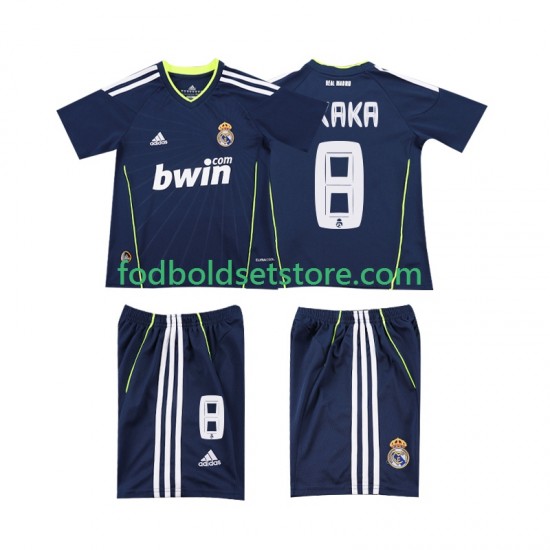 Real Madrid Trøje KAKA 8 Retro Udebane 2011 2010 Kort ærmer ,Børn Fodboldsæt