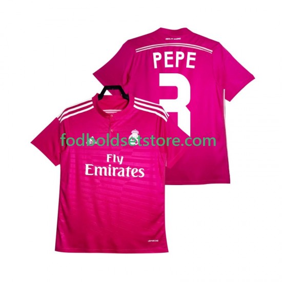 Real Madrid Trøje PEPE 3 2014 2015 Retro Udebane Kort ærmer ,Mænd