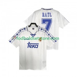 Real Madrid Trøje RAUL 7 1996 1997 Retro Hjemmebane Kort ærmer ,Mænd