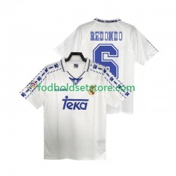Real Madrid Trøje REDONDO 6 1996 1997 Retro Hjemmebane Kort ærmer ,Mænd