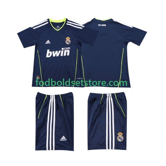 Real Madrid Trøje Retro Udebane 2011 2010 Kort ærmer ,Børn Fodboldsæt