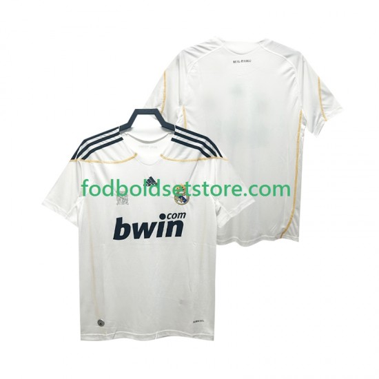 Real Madrid Trøje 2009 Retro Hjemmebane 2010 Kort ærmer ,Mænd