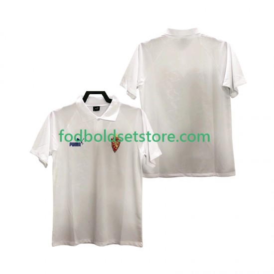 Real Zaragoza Trøje 1995 Retro Hjemmebane Kort ærmer ,Mænd