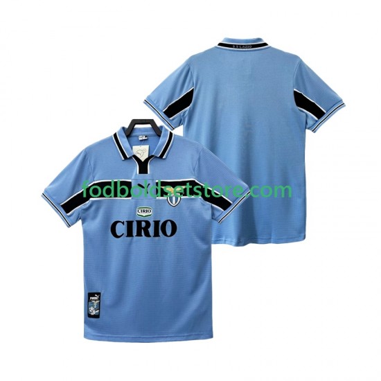 SS Lazio Trøje Retro Hjemmebane 1998 1999 Kort ærmer ,Mænd