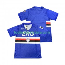 Sampdoria Trøje 1990 1991 Retro Hjemmebane Kort ærmer ,Mænd
