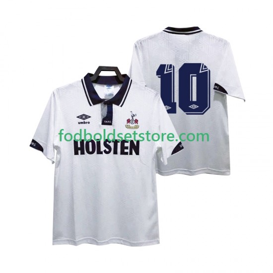 Tottenham Hotspur Trøje 10 1991 1993 Retro Hjemmebane Kort ærmer ,Mænd