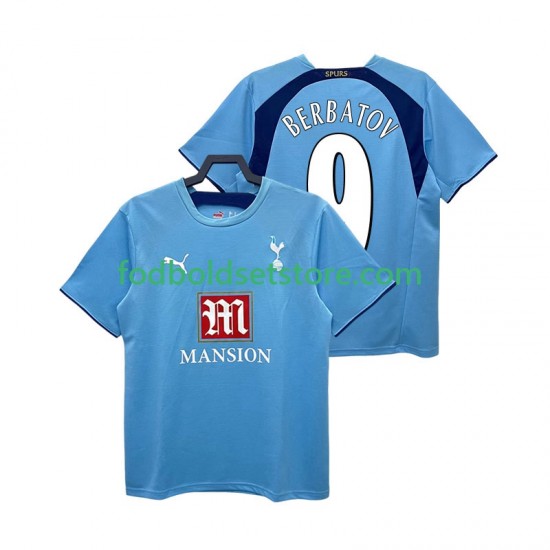 Tottenham Hotspur Trøje BERBATOV 9 2007 Retro Udebane 2006 Kort ærmer ,Mænd