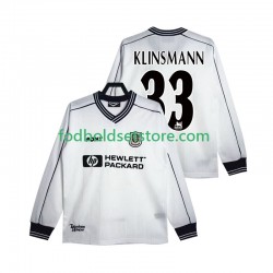 Tottenham Hotspur Trøje KLINSMANN 33 1997 Retro Hjemmebane 1999 Lange ærmer ,Mænd