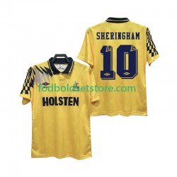 Tottenham Hotspur Trøje SHERINGHAM 10 1992 Retro Udebane 1994 Kort ærmer ,Mænd