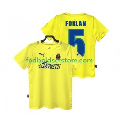 Villarreal CF Trøje FORLAN 5 2005 Retro Hjemmebane 2006 Kort ærmer ,Mænd