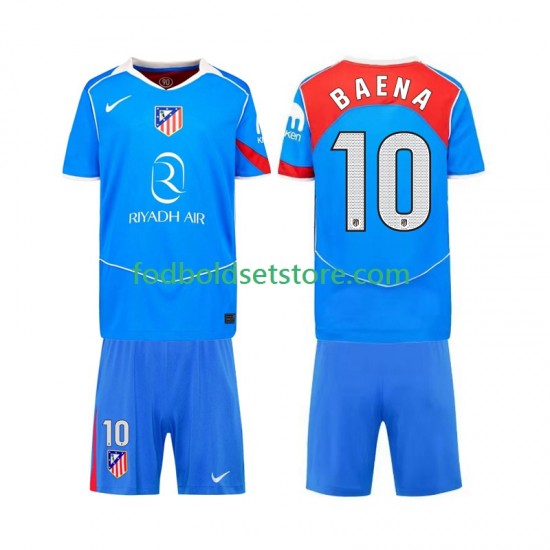 Atlético Madrid Trøje Alex Baena 10 3. Valg 2025-2026 Kort ærmer ,Børn Fodboldsæt Atlético Madrid Trøje Alex Baena 10 3. Valg 2025-2026 Kort ærmer ,Børn Fodboldsæt