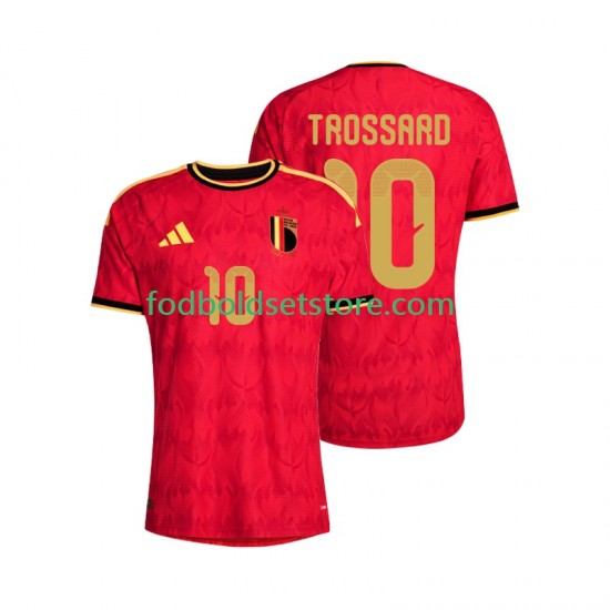 Belgien Trøje Leandro Trossard 10 Hjemmebane World Cup 2026 Kort ærmer ,Mænd Belgien Trøje Leandro Trossard 10 Hjemmebane World Cup 2026 Kort ærmer ,Mænd