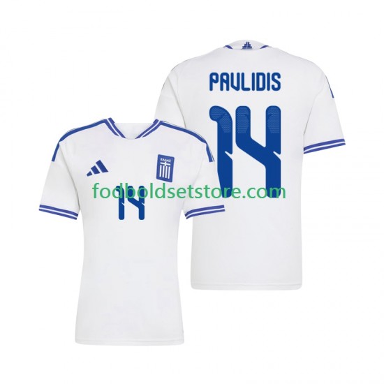 Grækenland Trøje Vangelis Pavlidis 14 Hjemmebane 2026 Kort ærmer ,Mænd