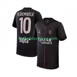 Paris Saint-Germain Trøje Ousmane Dembele 10 4. Valg 2025-2026 Kort ærmer ,Mænd