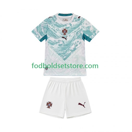 Portugal Trøje Udebane World Cup 2026 Kort ærmer ,Børn Fodboldsæt