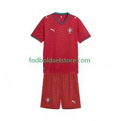 Portugal Trøje Hjemmebane World Cup 2026 Kort ærmer ,Børn Fodboldsæt