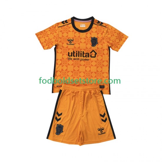 Trøje Sunderland Målmand 3. Valg 2025-2026 Kort ærmer ,Børn Fodboldsæt