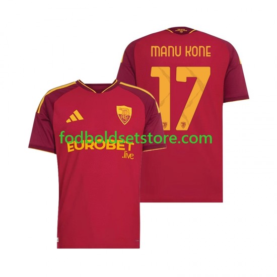 AS Roma Trøje Manu Kone 17 Hjemmebane 2026-2027 Kort ærmer ,Mænd
