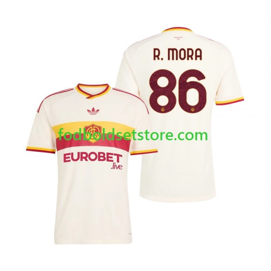 AS Roma Trøje Rodrigo Mora 86 Udebane 2026-2027 Kort ærmer ,Mænd