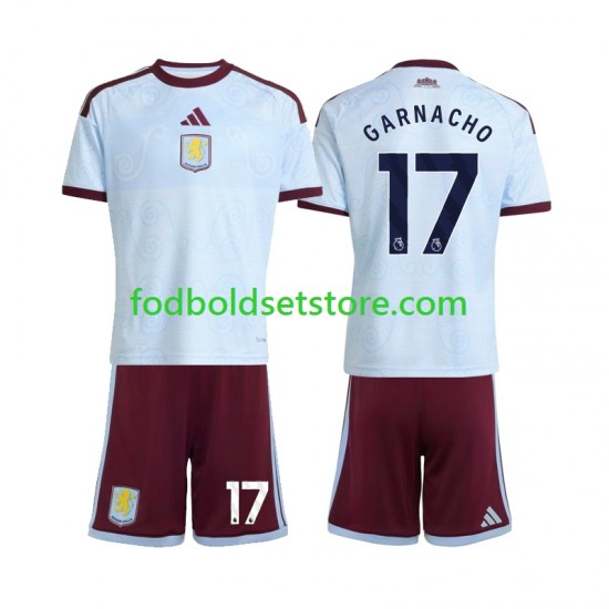 Aston Villa Trøje Alejandro Garnacho 17 3. Valg 2026-2027 Kort ærmer ,Børn Fodboldsæt