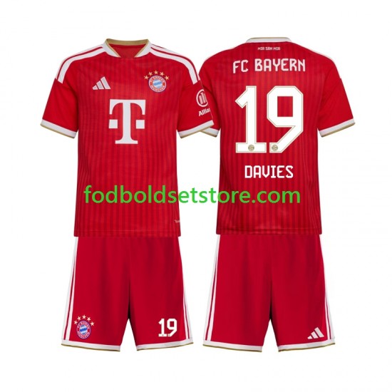 FC Bayern München Trøje Alphonso Davies 19 Hjemmebane 2026-2027 Kort ærmer ,Børn Fodboldsæt