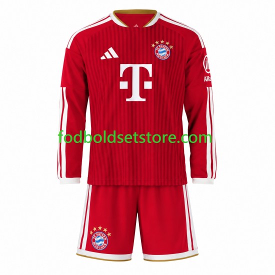 FC Bayern München Trøje Hjemmebane 2026-2027 Lange ærmer ,Børn Fodboldsæt
