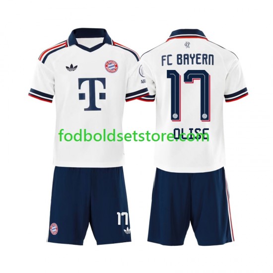 FC Bayern München Trøje Michael Olise 17 Udebane 2026-2027 Kort ærmer ,Børn Fodboldsæt